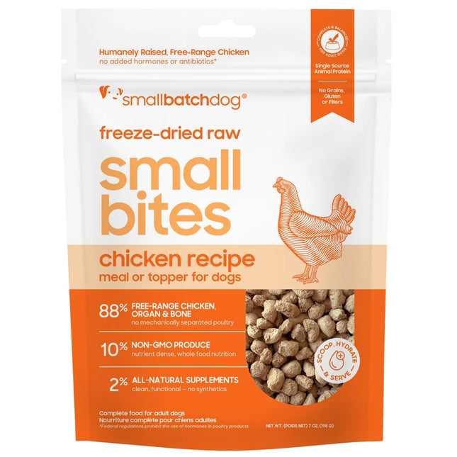 Smallbatch Dog Chicken Small Bites Freezedried