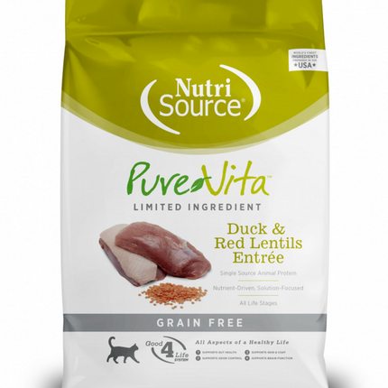 Pure Vita Cat Dry GF Duck