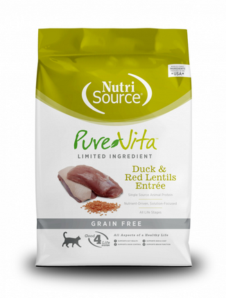 Pure Vita Cat Dry GF Duck