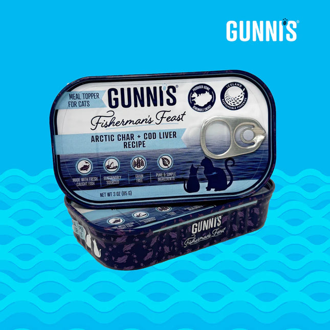 Gunni's Arctic Char & Cod Liver Topper for cats 3oz