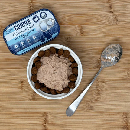 Gunni's Arctic Char & Cod Liver Topper for cats 3oz