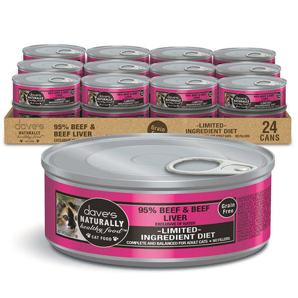Naturally Healthy 95% Beef & Beef Liver Paté / 5.5 oz