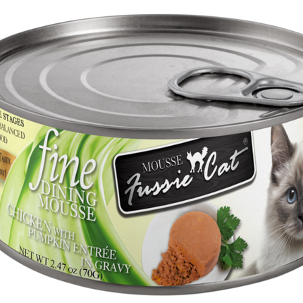 Fussie Cat Fine Dining Mousse Chicken with Pumpkin Entree