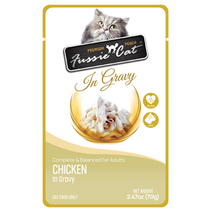Fussie Cat Chicken in Gravy Pouch