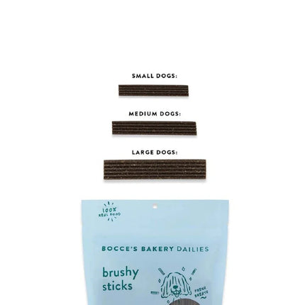 Bocce's Brushy Sticks Dental Chews - Coconut & Mint Flavor