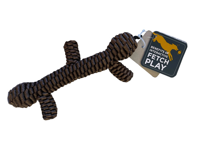 Tall tails Braided stick brown 9”