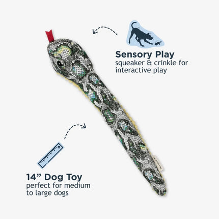 Tall Tails Stuffless Snake Dog Toy