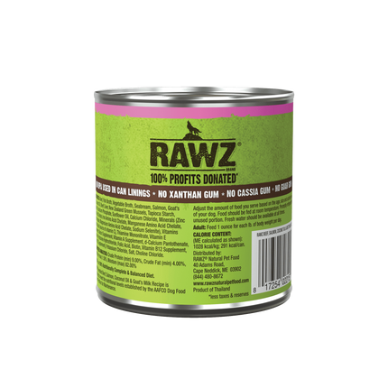 Rawz Dog - Shredded Beef, Salmon, Coconut Oil & Goat’s Milk Recipe 10oz can