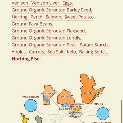 Carna4 Easy-Chew Venison Whole Food Nuggets for Dogs