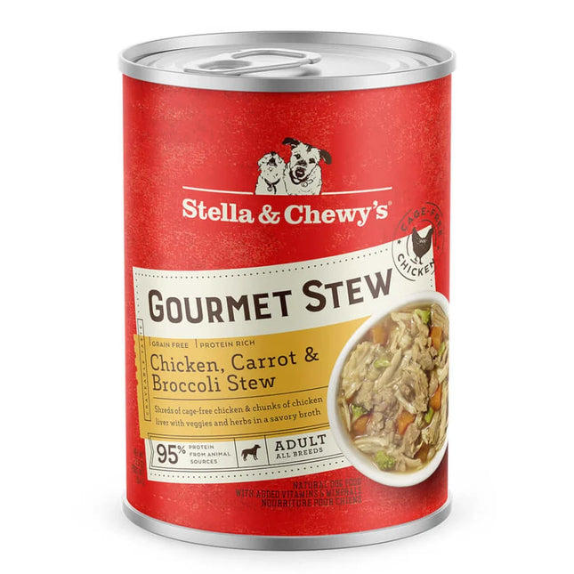 Stella & Chewys Chicken, Carrot & Brocolli Stew Can 12.5oz