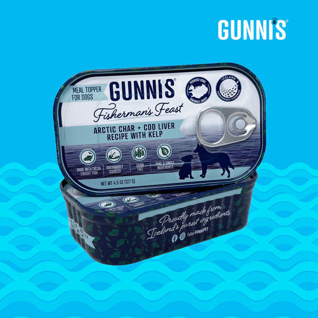 Gunni's Arctic Char & Cod Liver with Kelp Wet Dog Food Topper 4.5oz