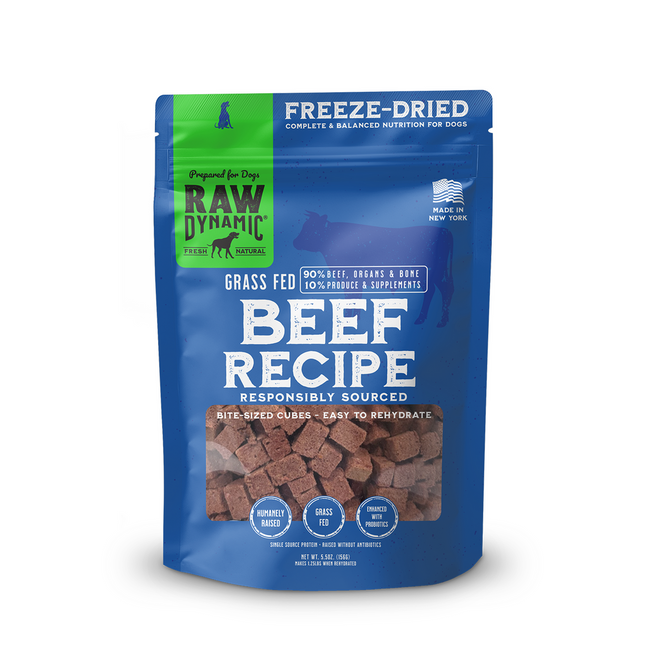 Raw Dynamic Freeze-Dried Raw Beef Formula for Dogs