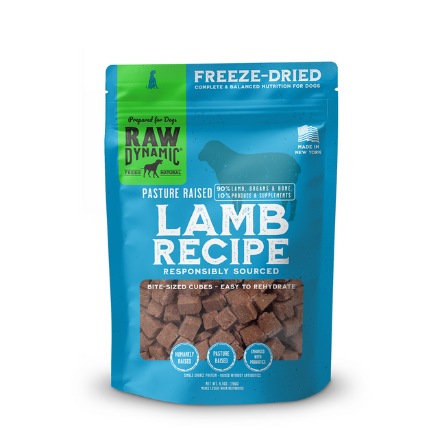 Raw Dynamic Freeze-Dried Raw Lamb Formula for Dogs