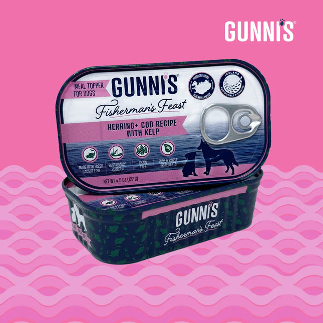Gunni's Herring & Cod with Kelp Wet Dog Food Topper 4.5oz