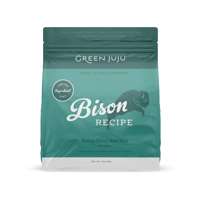 Green Juju Bison Freeze-dried 14oz