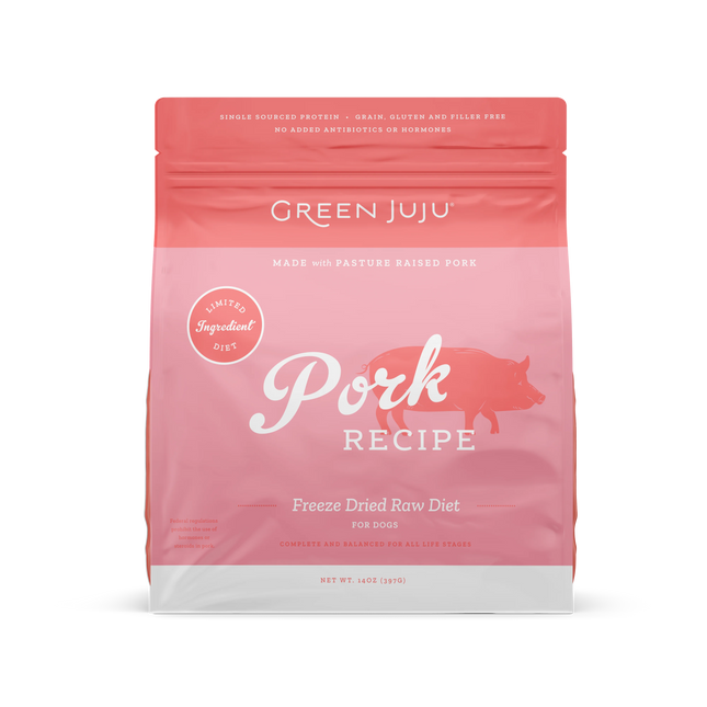 Green Juju Pork Freeze-dried 14oz
