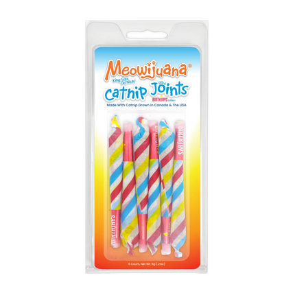 Meowijuana Party Size Catnip Filled Joints BIrthjays