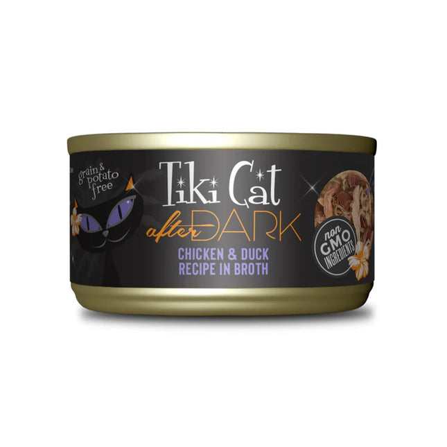 Tiki Cat After Dark - Chicken & Duck Recipe in Broth 2.8oz