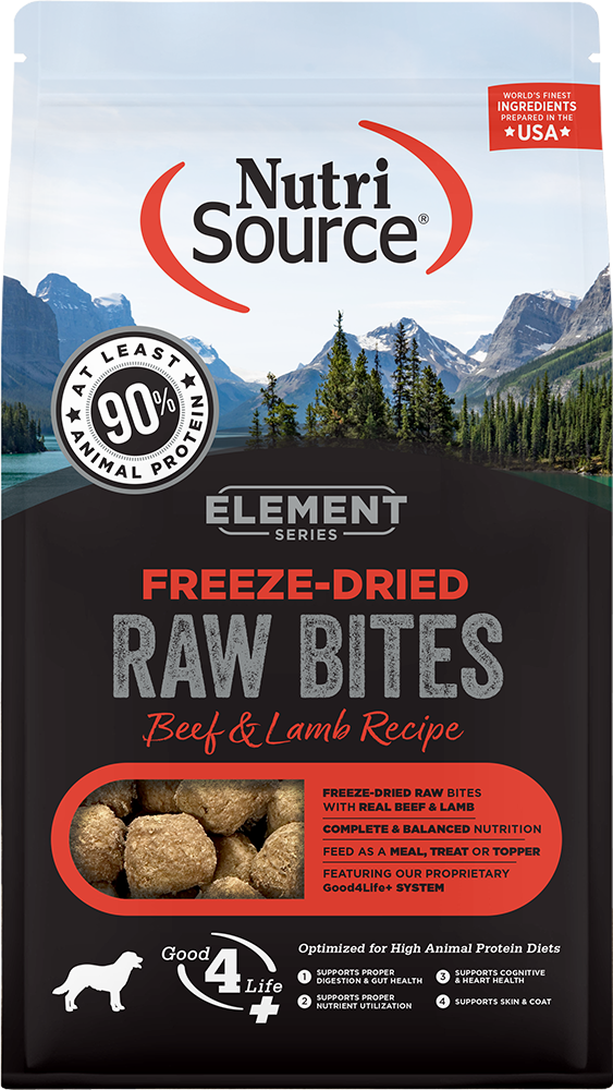 Nutri Source Freezedried Raw Bites Element Series Beef & Lamb