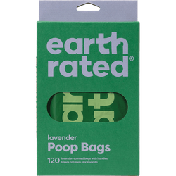 Earth Rated Poop Bags 120ct Scented Easy-Tie Handle Bags