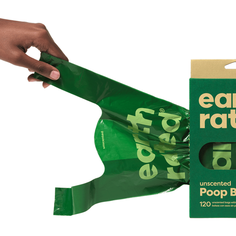 Earth Rated Poop Bags 120ct Unscented Easy-Tie Handle Bags