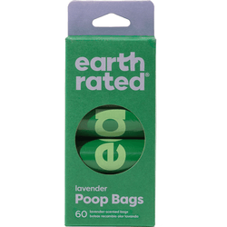 Earth Rated Poop Bags Lavender Scented Refill Rolls - 120ct