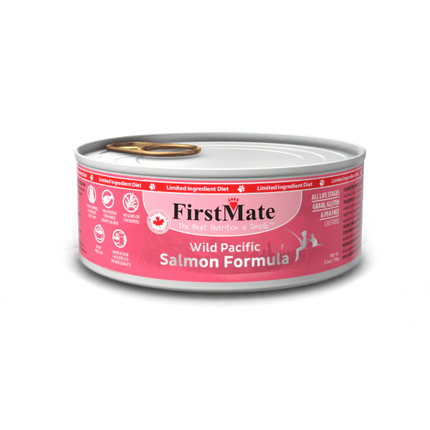FirstMate - Limited Ingredient Wild Pacific Salmon Formula Wet Cat Food 3.2oz