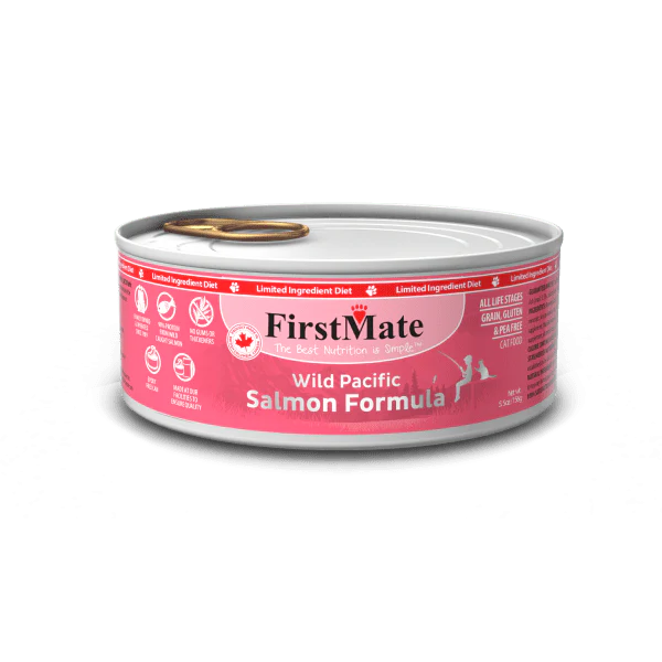 FirstMate - Limited Ingredient Wild Pacific Salmon Formula Wet Cat Food 3.2oz