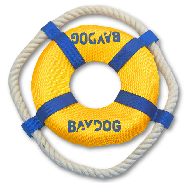 Baydog fetch ring - Nautical Yellow