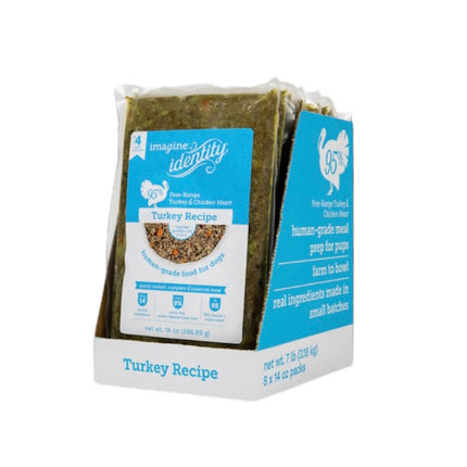 Identity Imagine Gently Cooked Turkey Frozen Dog Food 14oz