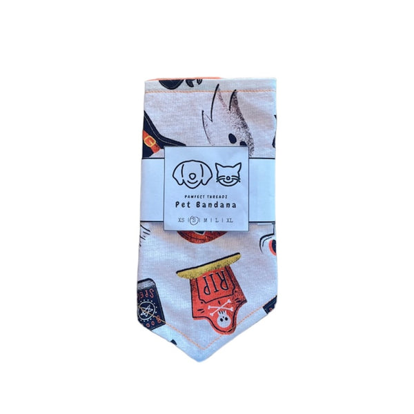 Pawfect Threadz Tie Bandana Brooms, Bats & More