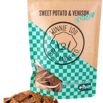 Winnie Lou Sweet Potato & Venison Chips 2.5oz