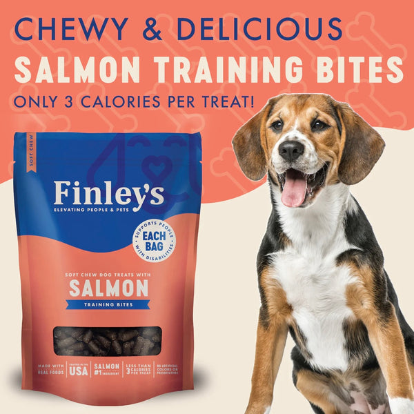 Finley's Soft Chew Training Bites - Salmon 6oz