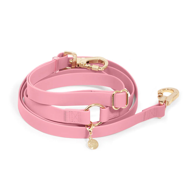 Sunny Tails 4-in-1 Convertible Hands Free Cloud Dog Leash - Perfect Pink