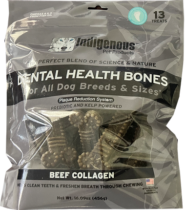 Indigenous Dental Chews Beef Collagen 17oz