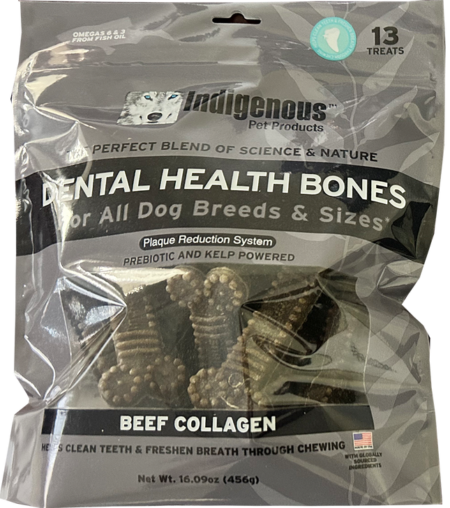 Indigenous Dental Chews Beef Collagen 17oz