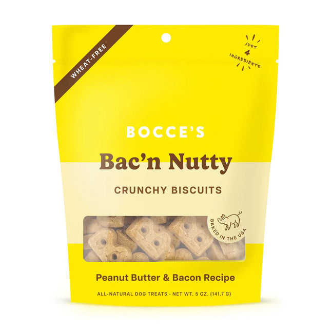 Bocce's Bac’n Nutty Crunchy - Peanut Butter & Bacon Recipe 5oz
