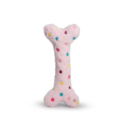 HuggleHounds Happy Birthday Dog Bone Toy