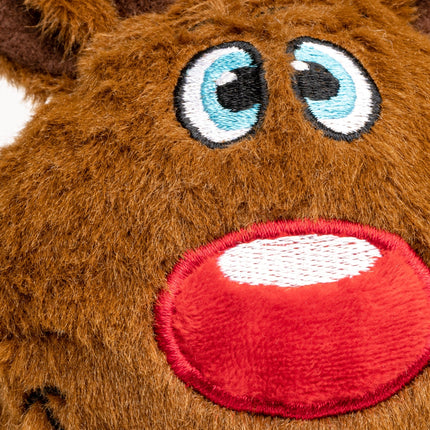 FabDog Reindeer Squeaky Small Ball Toy