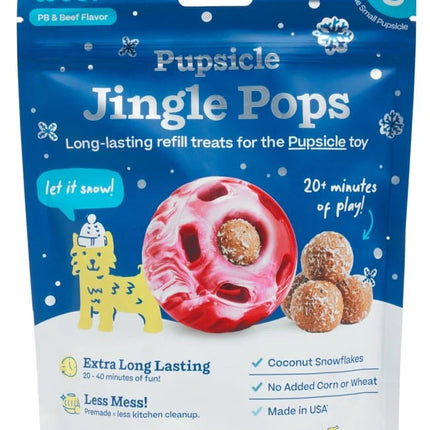 Woof Pupsicle Refill  Jingle Pops PB & Beef Recipe - Holiday Edition