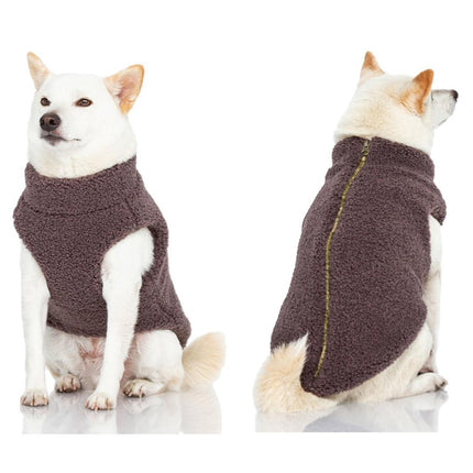 Gooby Sherpa Vest - Warm Gray