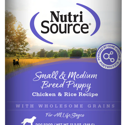 NutriSource Small Breed Puppy Chicken & Rice 13oz