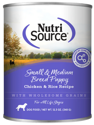 NutriSource Small Breed Puppy Chicken & Rice 13oz