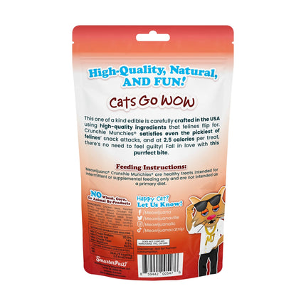 Meowijuana Crunchie Munchies - Salmon Treats 3oz
