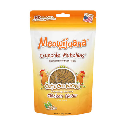 Meowijuana Crunchie Munchies - Chicken Treats 3oz