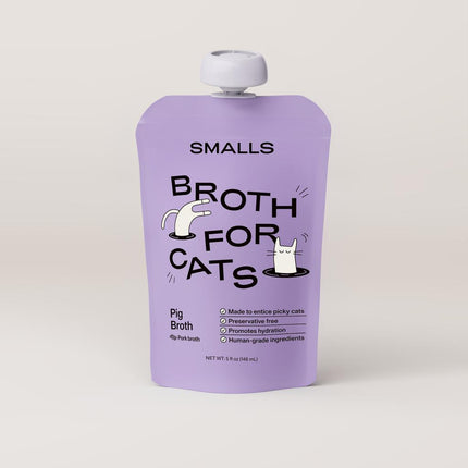 Smalls Pig Bone Broth for Cats - Pork Recipe 5oz