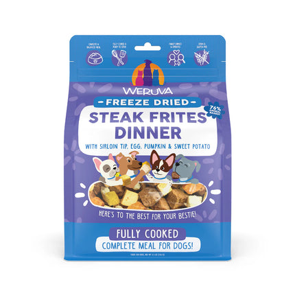 Weruva Steak Frites Freeze-dried dog food