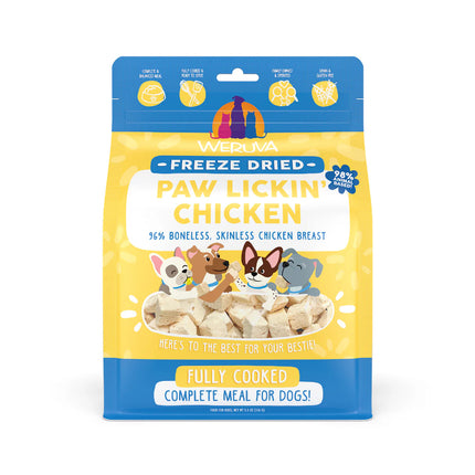 Weruva Paw Lickin’ Chicken Freeze-dried dog food