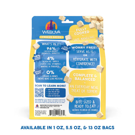 Weruva Paw Lickin’ Chicken Freeze-dried dog food