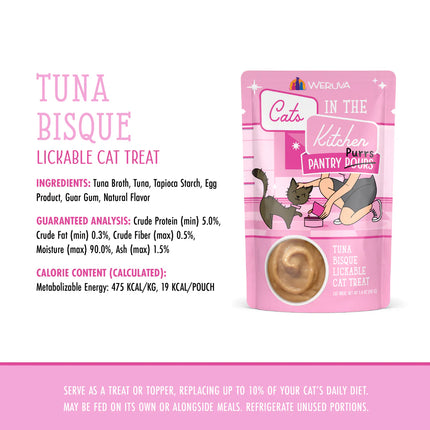 Weruva Cats In the Kitchen Pantry Pours Lickable Treat - Tuna Bisque 1.4oz
